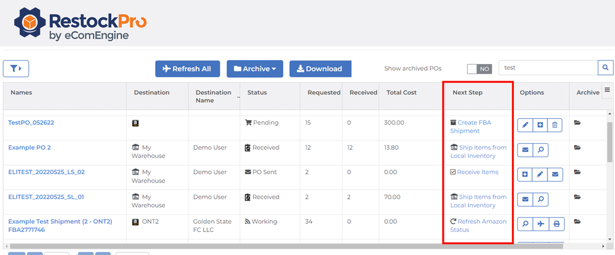 Walkthrough of a Local PO and Shipment